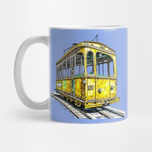 Yellow Cable Car Mug